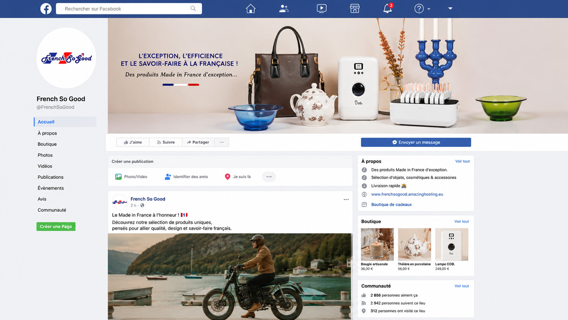 FrenchSoGood Facebook