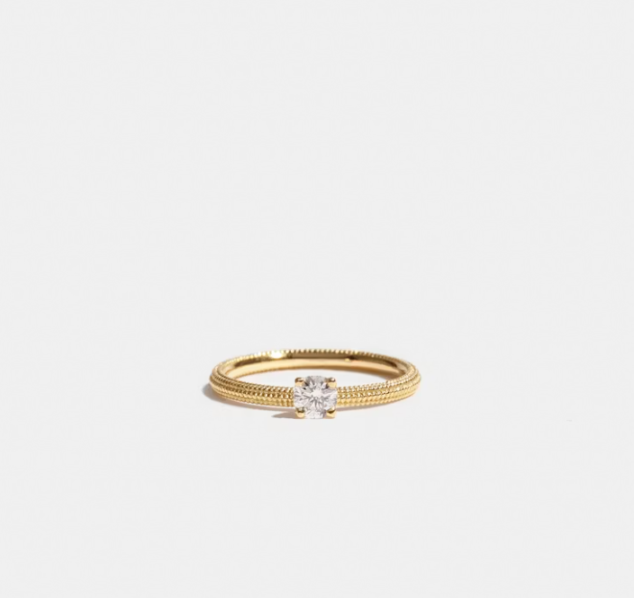 Solitaire Anagramme millegrains 0,30 carat
