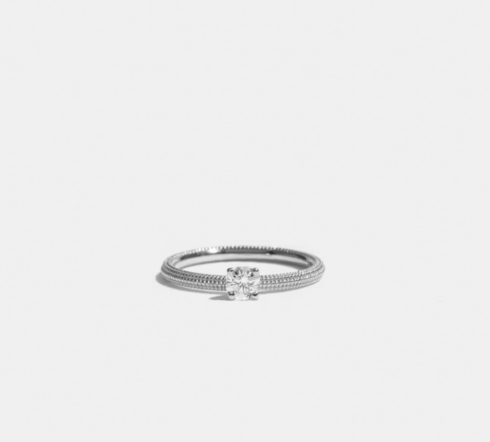 Solitaire Anagramme millegrains 0,30 carat