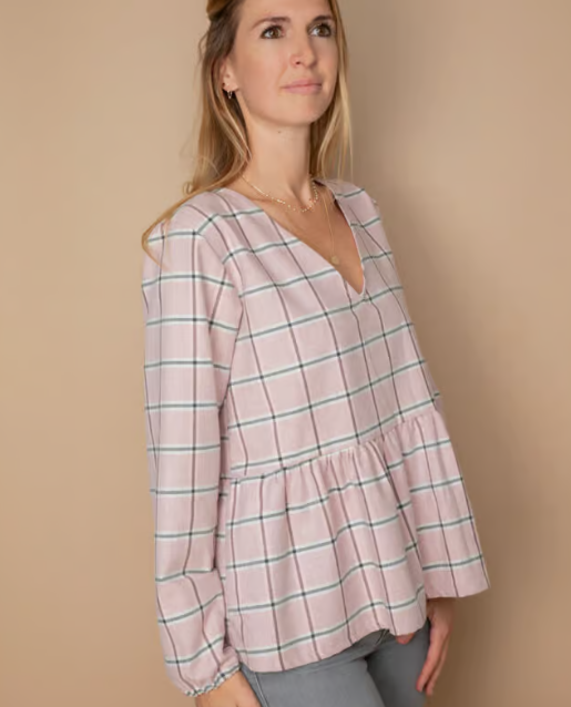 Blouse Lou – Carreaux