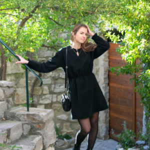 Robe Iris – Noir