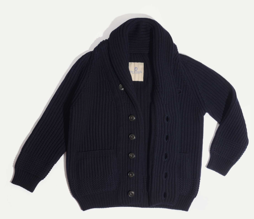 Cardigan Doëlan Bleu Marine – Image 3