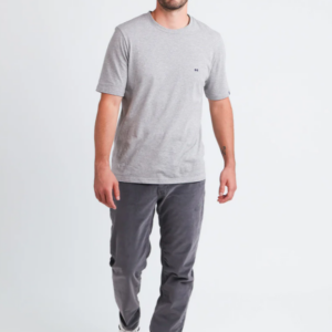 Pantalon homme velours côtelé en coton Gris Foncé